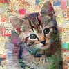 Puzzle Gatinho acolchoado tabby