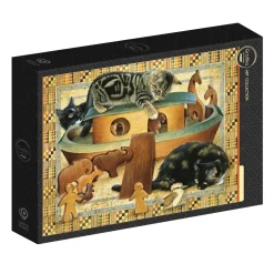 Puzzle Gatinhos brincando na arca de Noé