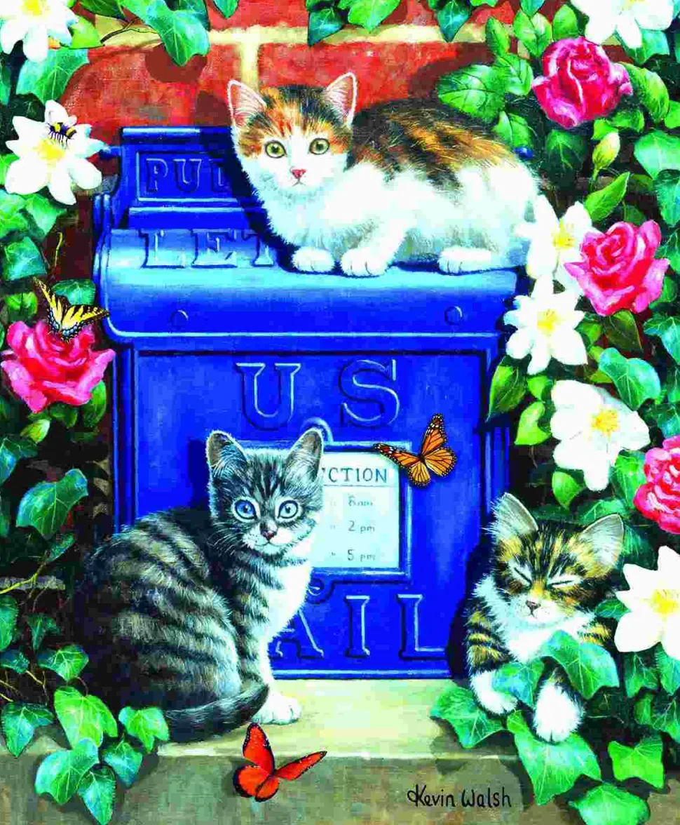 Puzzle Gatinhos da caixa de correio