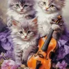 Puzzle Gatinhos Musicais