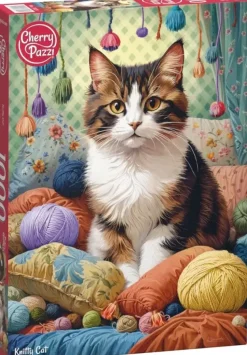 Puzzle Gato Tricotado