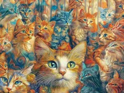 Puzzle Gatos de design