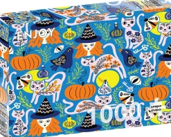 Puzzle Gatos Encantados