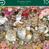 Puzzle Gatos Florais
