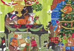 Puzzle Gatos no piano