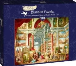 Puzzle Giovanni Paolo Panini: Galeria de fotos com vistas da Roma moderna