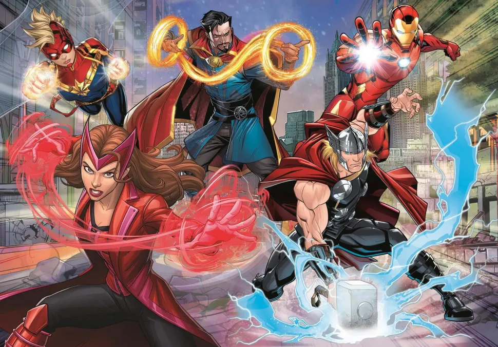 Puzzle Glitter dos vingadores