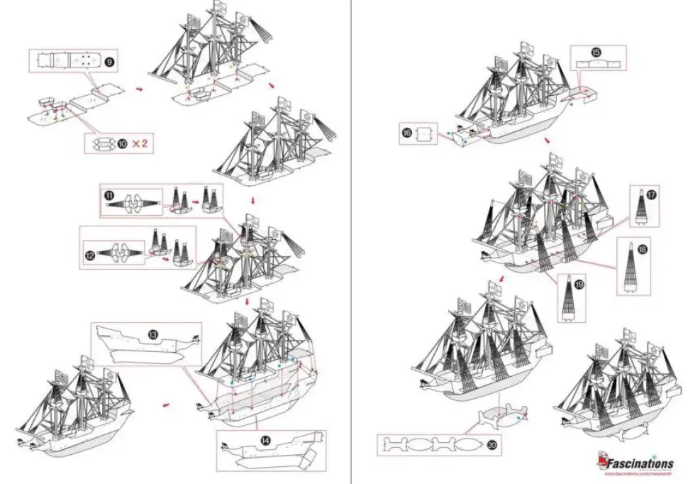 Puzzle Golden Hind 3D