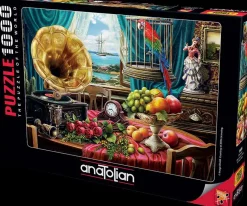 Puzzle Gramofone / Natureza morta com frutas