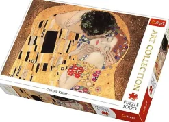 Puzzle Gustav Klimt: Beijo 1000 peças
