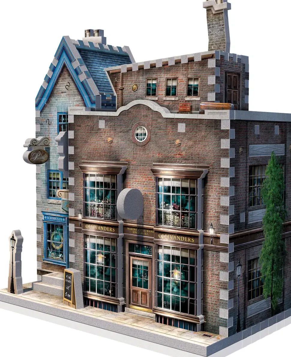 Puzzle Harry Potter: loja de varinhas de Olliwanders e Scribbulus