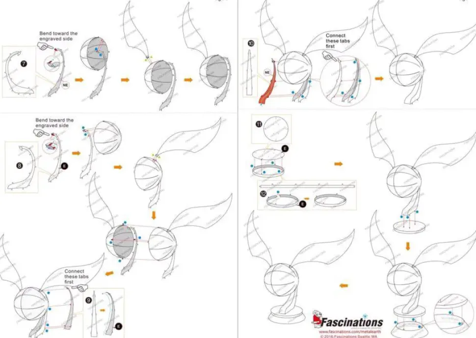 Puzzle Harry Potter: pomo de ouro 3D