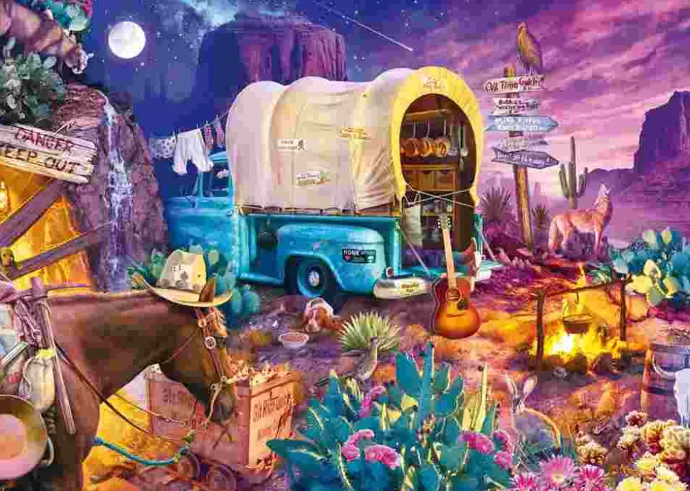 Puzzle Haynie: Acampamento no Velho Oeste