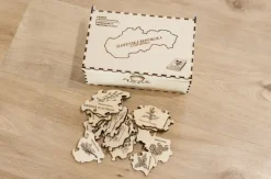 Puzzle Herbár lie膷ivých rastlín drevené quebra-cabeça em krabi膷ke