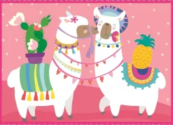 Puzzle 4in1 Merry Llamas