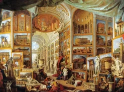 Puzzle Interior de uma galeria de imagens imaginária