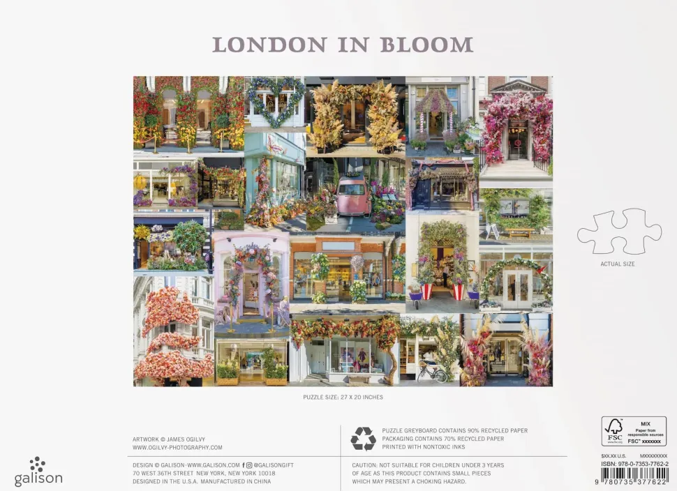 Puzzle James Ogilvy: Londres em flor