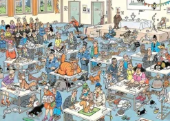 Puzzle Jan Van Haasteren: O cortejo dos gatos