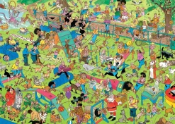 Puzzle Jan Van Haasteren: Parkour para cães