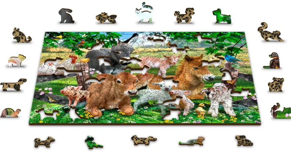 Puzzle Jardim de Infância da Fazenda