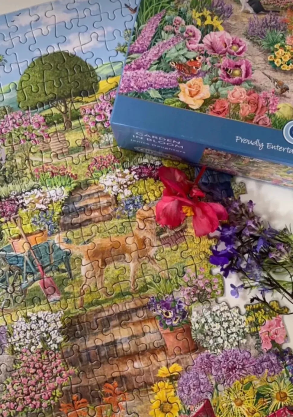 Puzzle Jardim em flor