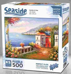 Puzzle Jin Park: Jardim e Mar