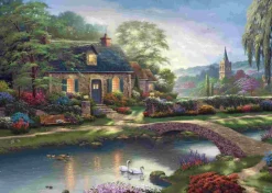 Puzzle Kinkade: Casa de campo Stoney Creek