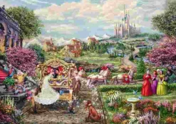 Puzzle Kinkade: Cinderela Felizes para Sempre