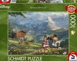 Puzzle KInkade: Mickey e Minnie nos Alpes