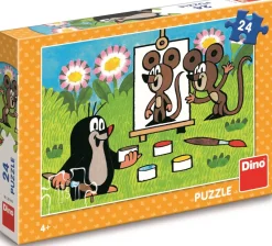 Puzzle Krtko maliarom 24 dielikov
