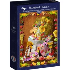 Puzzle La Cantatrice Gâteau inspirada por Arcimboldo