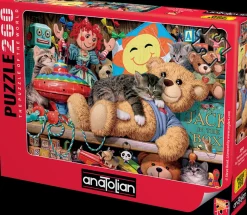 Puzzle Leia: Gatinho do Armário de Brinquedo