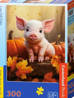 Puzzle Leitão de outono fofo