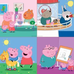 Puzzle Leitão Peppa Progressivo 4 em 1