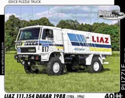 Puzzle Liaz 111.154 Dakar 1988 (1986 - 1996)