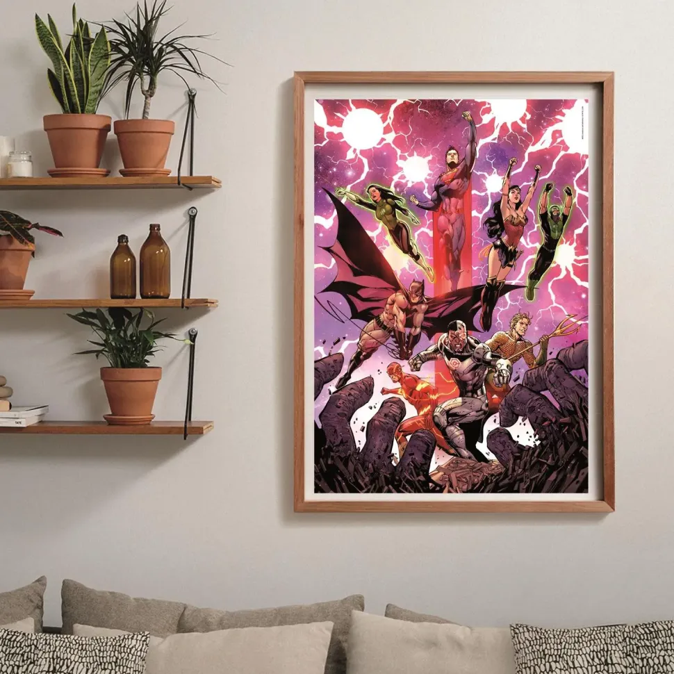 Puzzle Liga da Justiça compacta da DC Comics