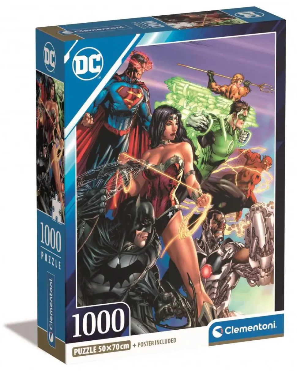 Puzzle Liga da Justiça II compacta da DC Comics