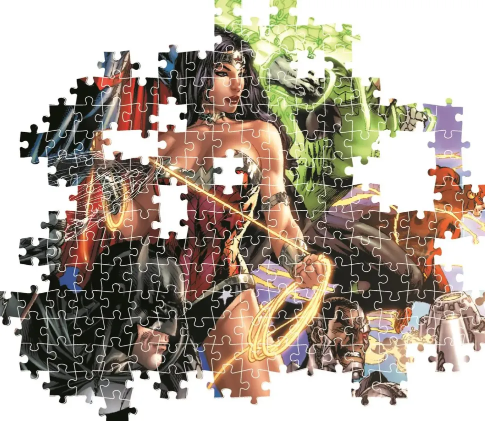 Puzzle Liga da Justiça II compacta da DC Comics