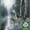 Puzzle Lobos ao luar