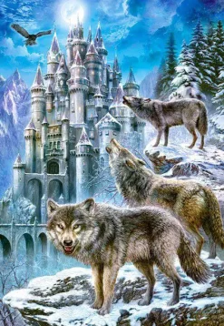 Puzzle Lobos e Castelo
