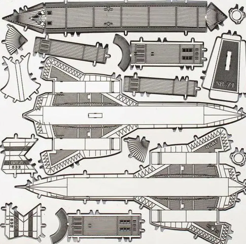 Puzzle Lockheed SR-71 Blackbird 3D