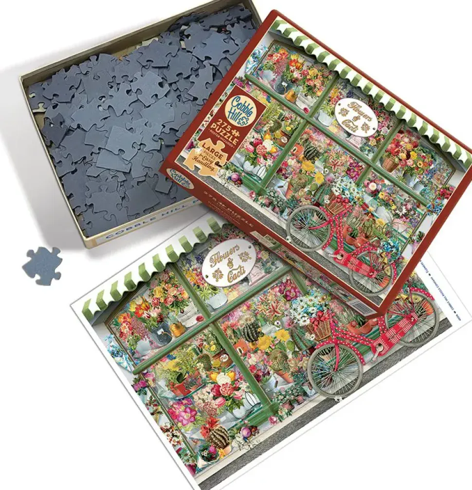 Puzzle Loja de Flores e Cactos