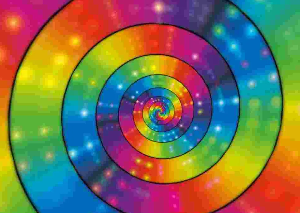 Puzzle Luzes espirais