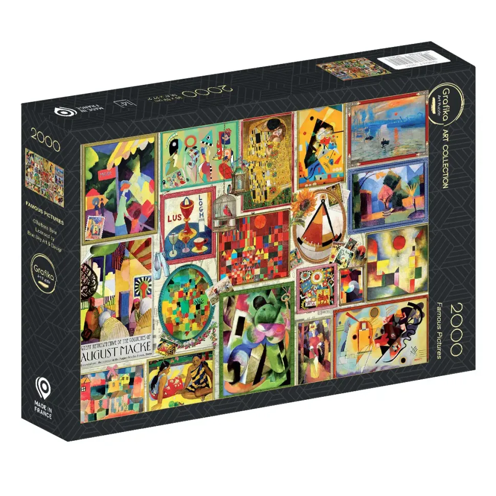 Puzzle Macke: fotos famosas