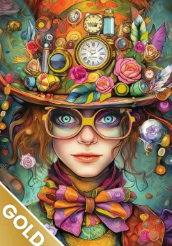 Puzzle Mad Props - Edição limitada com efeito dourado, toque suave e cartão de colecionador