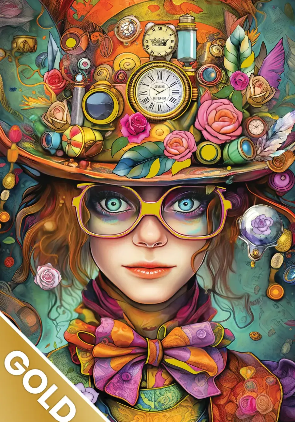 Puzzle Mad Props - Edição limitada com efeito dourado, toque suave e cartão de colecionador