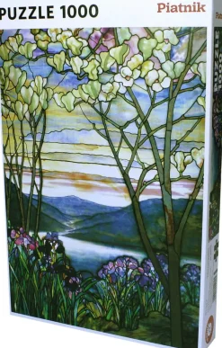 Puzzle Magnólias e íris