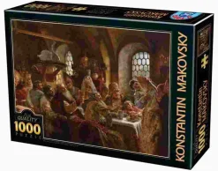 Puzzle Makovsky: uma festa de casamento Boyar
