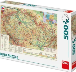 Puzzle MAPA DA REPÚBLICA CHECA