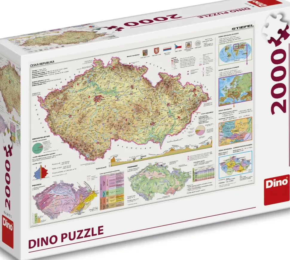 Puzzle Mapa da República Tcheca